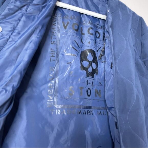 Volcom Reversible Navy Liner Insulated Jacket NEW - Picture 7 of 12